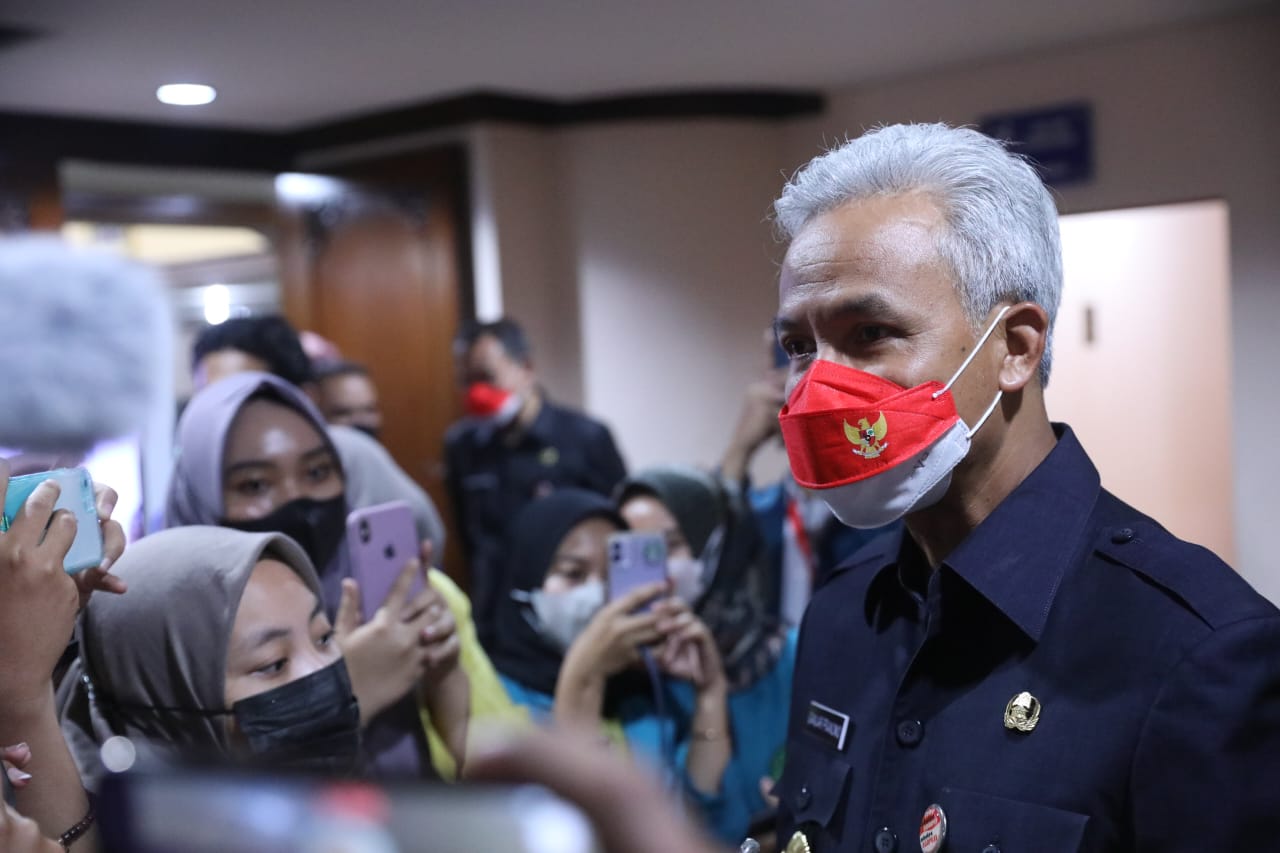 Gubernur Jawa Tengah Ganjar Pranowo. MARHAENIST