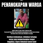 Foto: Warga Kebon Sayur Yang di Tangkap Paksa Oleh Aparat (Bapak Juned)/MARHAENIST.