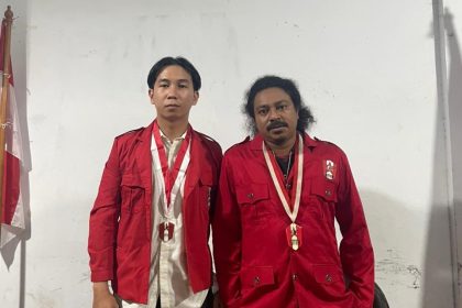 Foto: Deodatus Sunda Se & S. Abraham Christian, Ketua dan Sekertaris DPD GMNI DKI Jakarta (Dokpri)/MARHAENIST.