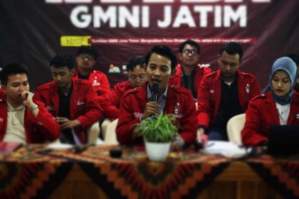 Skuad DPD GMNI Jawa Timur (Foto: Mochammad Faizin)/MARHAENIST.