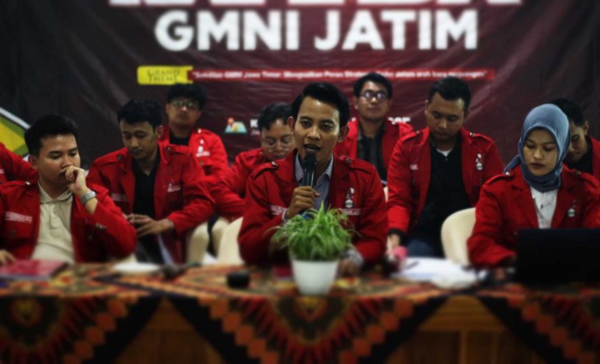 Skuad DPD GMNI Jawa Timur (Foto: Mochammad Faizin)/MARHAENIST.