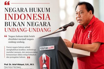 Prof. Dr. Arief Hidayat, S.H., M. S. (Foto: Sang)/MARHAENIST.