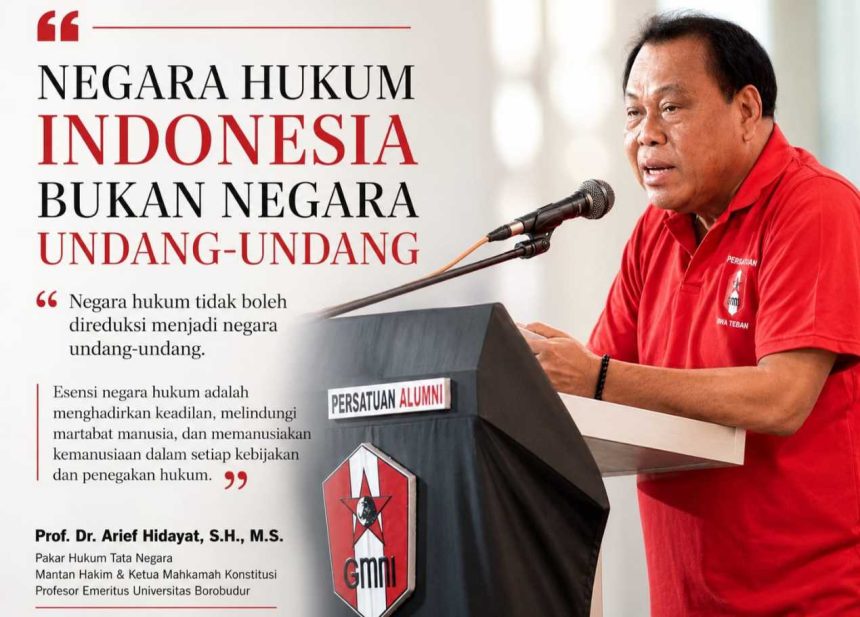 Prof. Dr. Arief Hidayat, S.H., M. S. (Foto: Sang)/MARHAENIST.